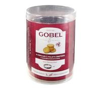 Gobel - Boîte 6 cercles à palets bretons inox - Ø5,5 cm h1,2 cm - 4/10ème | Fabriqué en France ; lot de 6, format traditionnel palet breton ; inox 4/10ème, démoulage facile, qualité pro