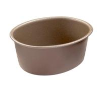 Gobel - Boîte de 4 Aspic Ovale Uni - 18,5 x 7,5 x 5 cm - Acier - Revêtement Antiadhérent Bicouche Garanti sans PFAS - Qualité Professionnelle - Fabriqué en France