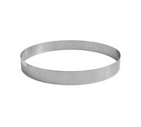 Cercle à tarte Inox perforé GOBEL H 35 mm D 200 mm