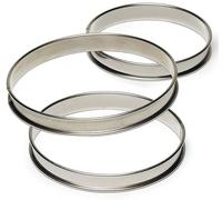 Gobel - Cercle à tarte inox - bord roulé - Ø10 cm h2,7 cm - 4/10ème