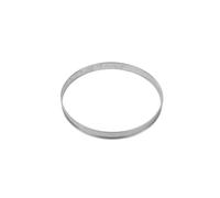 Gobel - Cercle à Tarte en INOX Ø 22 cm - Cercle à Pâtisserie Bords roulés - Hauteur 2,7 cm - Démoulage Rapide et Parfait - Qualité Supérieure - Fabriqué en France