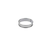 Gobel Cercle à tarte haut 834941 – Inox, bords roulés, épaisseur 4/10ème Ø120 mm H27 mm