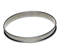 Cercle à tarte - inox - bord roulé - épaisseur 4/10ème - Ø220 mm h20 mm G