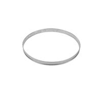 Cercle à tarte haut Bords Roulés Inox GOBEL H27 D240