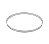 Cercle à tarte haut Bords Roulés Inox GOBEL H27 D300
