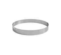 GOBEL - Cercle à Tarte Perforé - Cercle à Patisserie Perforé - INOX - Ø 11 cm - Hauteur 3,5 cm - Qualité professionnelle - Fabriqué en France