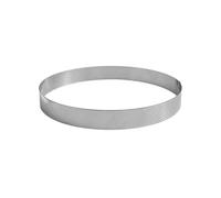 GOBEL - Cercle à Tarte Perforé - Cercle à Patisserie Perforé - INOX - Ø 16 cm - Hauteur 3,5 cm - Qualité professionnelle - Fabriqué en France