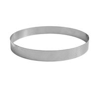 GOBEL - Cercle à Tarte Perforé - Cercle à Patisserie Perforé - INOX - Ø 26 cm - Hauteur 3,5 cm - Qualité professionnelle - Fabriqué en France