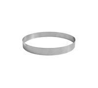 GOBEL - Cercle à Tarte Perforé - Cercle à Patisserie Perforé - INOX - Ø 8 cm - Hauteur 3,5 cm - Qualité professionnelle - Fabriqué en France