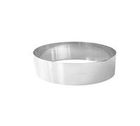 Gobel - Cercle de pâtisserie à mousse inox - Ø16 cm h4,5 cm - 10/10ème | Fabriqué en France ; inox 10/10ème, idéal mousses, entremets et bavarois ; démoulage facile, qualité pro