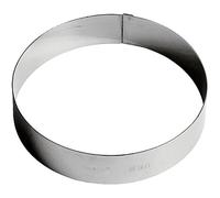 Gobel - Cercle de pâtisserie entremets inox - Ø16 cm h3,5 cm - 10/10ème | Fabriqué en France ; inox épais 10/10ème, idéal entremets, vacherins et mousses ; démoulage facile, ne se déforme pas