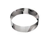 Gobel - Cercle de pâtisserie entremets inox - Ø28 cm h6 cm - 10/10ème | Fabriqué en France ; inox épais 10/10ème, idéal entremets, vacherins et mousses ; démoulage facile, ne se déforme pas
