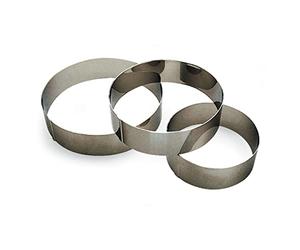 Gobel - Cercle de pâtisserie entremets inox - Ø7 cm h5 cm - 6/10ème | Fabriqué en France ; inox 6/10ème, idéal mini entremets, mignardises et desserts individuels ; démoulage facile ; pro