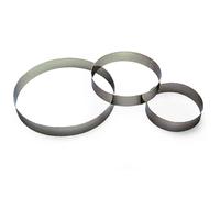 Gobel - Cercle de pâtisserie entremets inox - Ø8 cm h3,5 cm - 10/10ème | Fabriqué en France ; inox épais 10/10ème, idéal entremets, vacherins et mousses ; démoulage facile, ne se déforme pas
