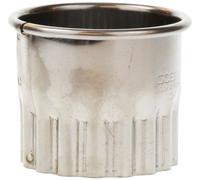Gobel - Découpoir Rond cannelé - Bord roulé - INOX - Ø30 mm h36 mm - Fabriqué en France