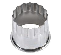 Gobel - Découpoir Rond cannelé - Bord roulé - INOX - Ø90 mm h36 mm - Fabriqué en France
