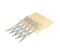 Gobel Louis Tellier - Diviseur à Pâtes Extensible 5 Lames - Coupe Pâtes Extensible et réglable 5 Roues - Diviseur de Pâtes en Acier Inoxydable - Coupe Pizza ajusable - Qualité profesionnelle