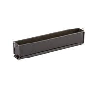 Gobel - Moule à Pâté Croûte Long Uni (Mini) -Acier Antiadhérent Bicouche - Charnière et Fond Démontable - Fabrication Française - 50 x 4 x 6 cm