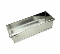 Moule à cake ou pâté ouvrant - GOBEL - 27cm - Fer blanc - Dimensions intérieurs 250 x 90 mm int - H75 mm