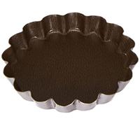 Moule à Tartelette cannelé Rond Anti-Adhérent Fond Fixe GOBEL D80