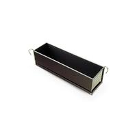 Gobel - Moule métal anti-adhérent - Pâté long uni à fond démontable 30x8 cm