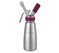 GOBEL - Siphon de cuisine professionnel INOX - Siphon chantilly cuve et tête INOX - 0.5L - Qualité professionnelle (conforme NF D21-901)