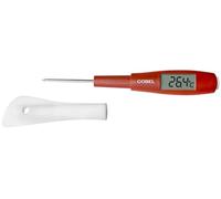 GOBEL - Spatule Thermomètre Rouge de -50°C à +300°C - Précision & Polyvalence pour Sauces, Chocolat, Cuisson & Plus - Mesure en Remuant ou en Plantant la Sonde