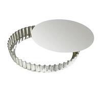 GOBEL - Tourtière ronde cannelée - Fer blanc - Matériau recyclable - Ø 32 cm