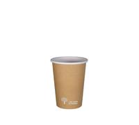 Gobelet 100% carton kraft 0% plastique 6Oz - par 50