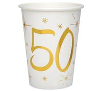 GOBELET 50 ANS METAL X10