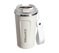 Gobelet À Café Isolé - Gobelet À Café Isotherme De 510 Ml Avec Température | Tasses À Eau, Thé, Cafe, 7.01x2.72 Pouces, Avec Conservation De La Chaleur, Pour Le Camping, Le Bar, Le Pique-nique, La Cui