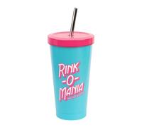 Gobelet Ã paille Erik Stranger Things Rink-O-Mania Bleu 550 ml