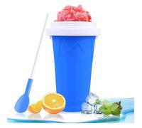 Gobelet à presser - ZGEER - Frozen Magic Squeeze - 300ml - Bleu - 2 en 1 avec paille et cuillère