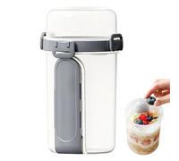Gobelet à salade - Récipient alimentaire anti-fuite avec fourchette et cuillère - Conteneur à salade portable pour déjeuner - Pour la maison, le congélateur, les voyages, le camping, les fêtes, le