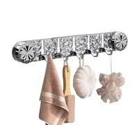 Gobelet à ventouse antidérapant pour salle de bain, crochet de douche avec 5 crochets, cintre porte-serviettes pour mur, chambre à coucher, appartement, armoire, dortoir, douche, cuisine et linge