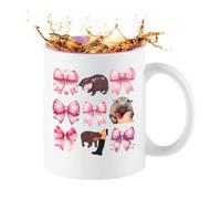 Gobelet animal 350 ml en céramique avec | Tasse à thé originale pour adultes et enfants, chocolat chaud, lait, jus, latte, maison, école, salle de classe