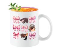 Gobelet animal 350 ml en céramique motif cheval de rivière avec | Tasses à thé d'animaux pour adultes et enfants, chocolat chaud, lait, jus, latte, maison, école, salle de classe