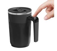Gobelet auto-agitant - 400 ml - Gobelet mélangeur rechargeable avec couvercle | 8,7 x 7 x 14 cm Tasse à café électrique avec LCD intégré pour boissons, miel, femme, homme, maison, cuisine, bar, Ge