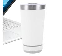 Gobelet avec haut-parleur, tumbler en acier inoxydable de 473 ml, tasses de pour eau, pour camping, , camping, barbecue, , bureau à domicile, pique-nique, boissons, lait