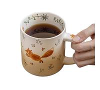 Gobelet avec motif animal - 550 ml - Poignée confortable antidérapante - Tasse à café en céramique - Pour la maison, l'école, le bureau, la table comme décoration pour enfants et adultes - Pour
