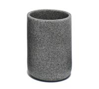 Gobelet Brosse à Dents Granite 10cm Gris