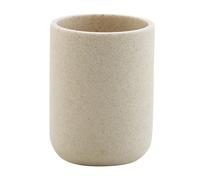douceur d'intérieur, Gobelet (Ø 8,5 x 10 cm) Granite Sable, Polyrésine Unie