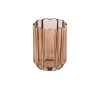 Gobelet Brosse à Dents Verre 7,7x11cm Ambre