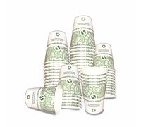 Gobelet carton 18 ompostable sans plastique - 100 gobelets
