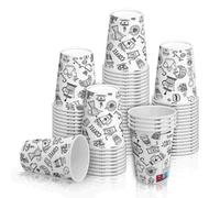 Gobelet carton 30 cl (12oz) Graffiti - 100 gobelets