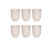 Gobelet Chado blanc 20 cl (lot de 6) Grès