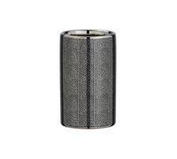 Gobelet Salle de Bain - WENKO - Nuria - Céramique - Argent/Anthracite - Ø 6,5x10,7 cm