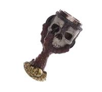Gobelet D'halloween en Résine et Acier Inoxydable, Verre à Vin Créatif | Célébration Halloween, pour Bar et Bureau, Décoration Maison, Style Unique, Ce Cool Goblet