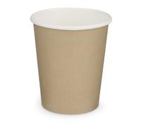 Gobelet en carton Brun 24 cor naturel - Recyclable - Lot de 50
