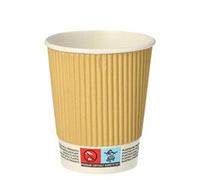 Gobelet en carton 'pure' Ripple Wall, 0,4 l, beige